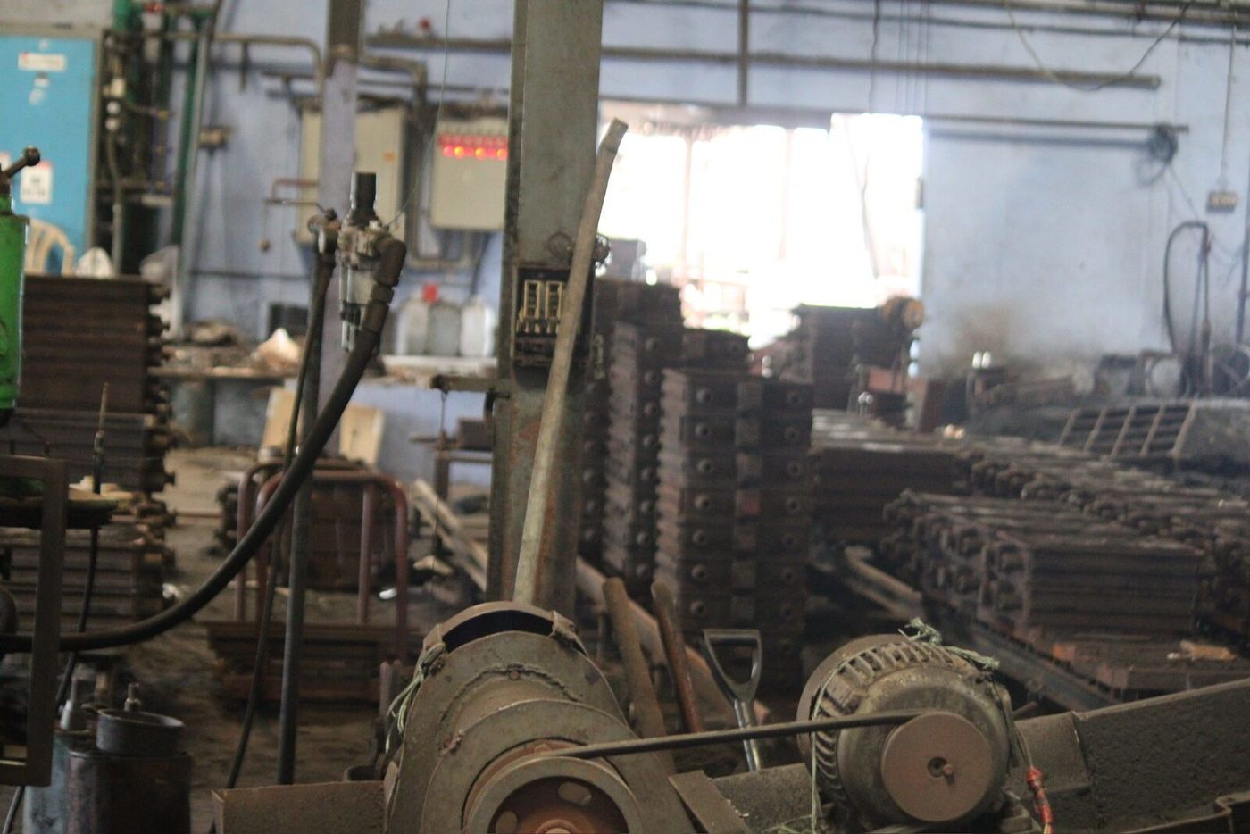 Green-sand moulding line